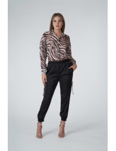 CAMISA MALVA ANIMAL PRINT PHARD MUJER