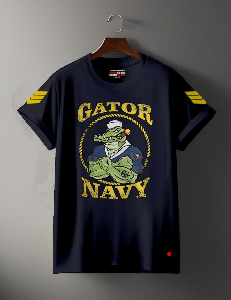 CAMISETA GATOR AZUL MARINO...