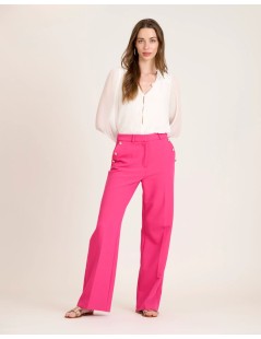 PANTALON AMELIA FUCSIA NAF NAF