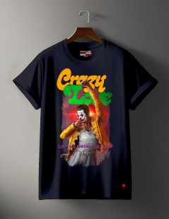 CAMISETA CRAZY LA SAL AZUL MARINO