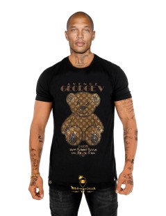 CAMISETA NEGRA CON STRASS GEORGE V PARIS