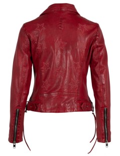 BIKER PIEL GIPSY ROJA