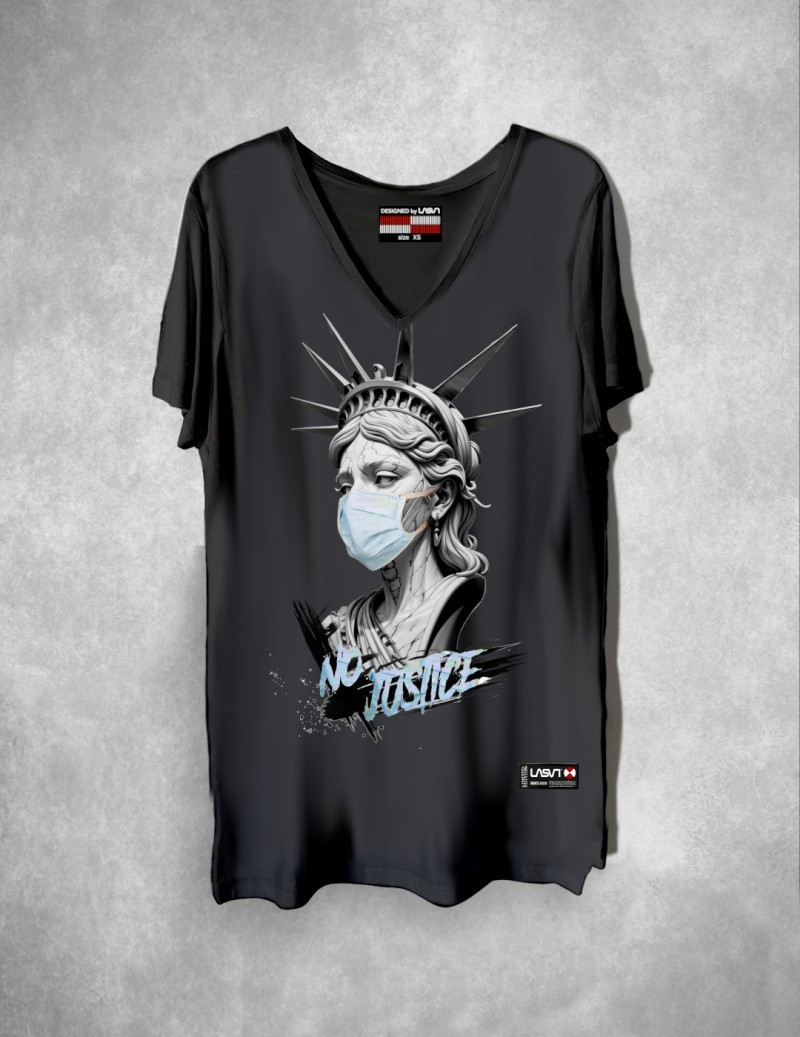 CAMISETA NO JUSTICE LASAL...