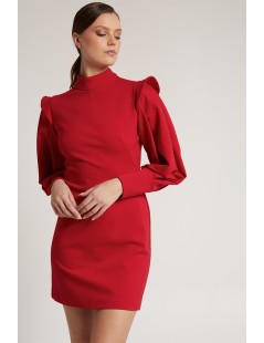 VESTIDO PUNTO ROMA ROJO HIGHLY PREPPY