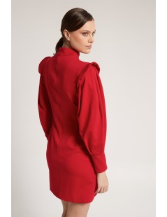 VESTIDO PUNTO ROMA ROJO HIGHLY PREPPY