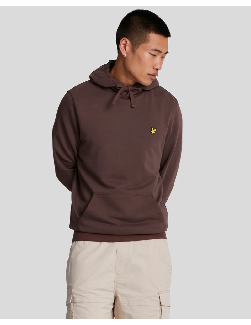 SUDADERA MARRÓN CON CAPUCHA...