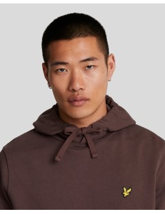 SUDADERA MARRÓN CON CAPUCHA LYLE & SCOTT 