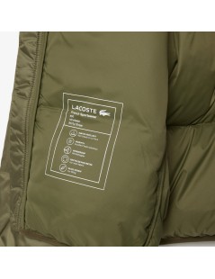 CHAQUETA CORTA DE PLUMÓN IMPERMEABLE LACOSTE