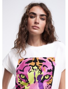 CAMISETA TIGRE MULTICOLOR LOLA CASADEMUNT