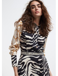 VESTIDO ESTAMPADO ZEBRA LOLA CASADEMUNT