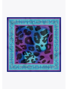 FOULARD ANIMAL PRINT AZUL LOLA CASADEMUNT