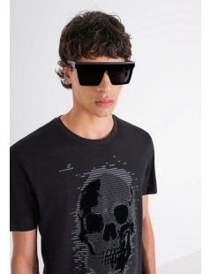 CAMISETA ALGODÓN ESTAMPADO CALAVERA ANTONY MORATO