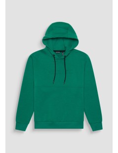 SUDADERA CON CAPUCHA RELAXED FIT DE TEJIDO MEZCLA DE ALGODÓN VERDE ANTONY MORATO