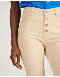 PANTALON SELVA BEIGE NAF NAF