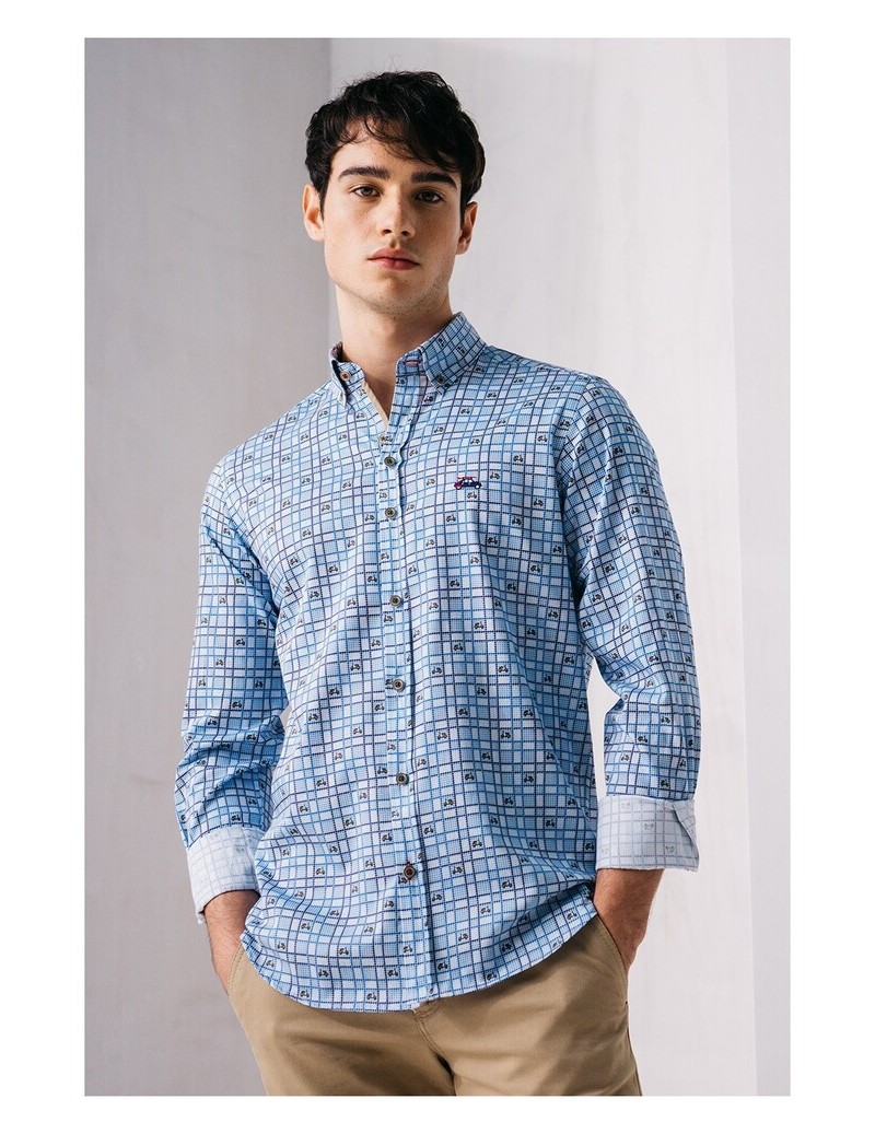 CAMISA DE HOMBRE ESTAMPADO...