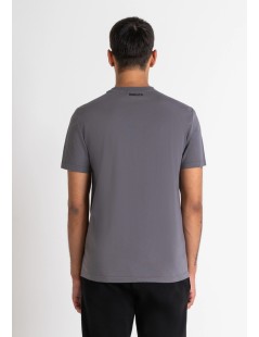 CAMISETA GRIS SLIM FIT ALGODON ANTONY MORATO